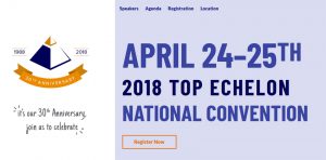2018 Top Echelon National Convention website